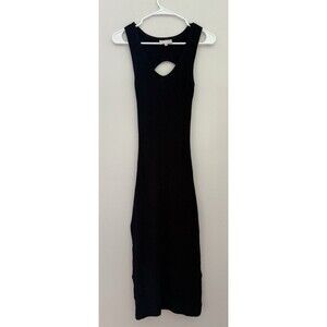 Freshman 1996 Bodycon back cut out Sweater Ribbed Maxi Dress Women’s Size XS